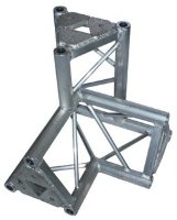 Truss-Master T3030-90-3 E Стыковочный узел для трех модулей треугольной конфигурации, углы стыковки 90°, диаметр и толщина стенки трубок: основа 50x2.0 мм, распорки 16x2.0 мм