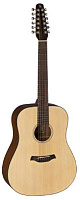 JET JD-255/12 OP 12-струнная акустическая гитара, цвет натуральный