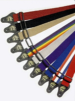GHS A8RAIN Нейлоновый ремень для гитары с кожаными оконцовками, ширина 5 см, регулируемая длина 81 см - 142 см, цвет радуга