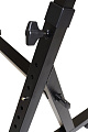 Ultimate Support JS-Z1000 клавишная стойка Z-образная, грузоподъемность 38.5 кг, цвет черный