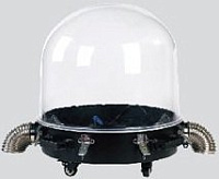 STAGE4 S4 DOM1 Н Всепогодный защитный купол для установки поворотных голов для уличных инсталляций. Используется для замены "зенитных прожекторов" и архитектурного дизайна с применением современных SPOT "голов". Защита IP54 