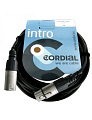 Cordial CFM 1 FM микрофонный кабель XLR female/XLR male, 1,0 м, черный