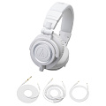 Audio-technica ATH-M50XWH  студийные мониторные наушники, цвет белый