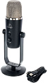 Behringer BIGFOOT конденсаторный USB-микрофон, 3 капсюля, диаграммы: двунаправленная, кардиоидная, всенаправленная, стерео. Разъемы: USB, 3,5 мм Jack 