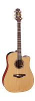 TAKAMINE PRO SERIES 3 P3DC электроакустическая гитара типа DREADNOUGHT CUTAWAY с кейсом, цвет натуральный
