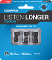 COMPLY Ts-100 BLK-LG 3pr серия Comfort, 3 пары амбюшур для наушников, размер L большой, цвет черный, материал - полиуретановая пена и термопластичный эластомер