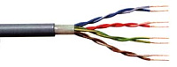 Tasker C705/300 кабель UTP категории 5e, 4х2х0,14 кв.мм (26 AWG), с многожильными медными проводниками
