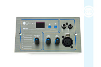 CVGaudio WCP-С2M Настенный зональный удаленный контроллер управления CVGaudio PMM-380 CAT5e/6 с линейным (2RCA) и микрофонным (XLR) входами, громкость, выбор входа, удаление 100m, алюминий