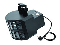 Eurolite LED D-800 Beam effect  Светодиодный многолучевой RGBAW прибор с 2 x 8Вт QCL светодиодами, угол лучей 100 °, управление DMX (3 канала) или автономно (встр. микрофон). Размер 340х370х285мм. Вес 4,6 кг.