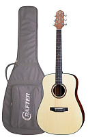 CRAFTER HILITE-D SP/N  акустическая гитара, Dreadnought, верхняя дека Solid ель, цвет натуральный