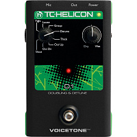 TC HELICON VoiceTone D1 напольная вокальная педаль эффекта дублирования голоса, добавляет второй голос в унисон или октаву