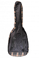 SOLO ЧГ12ц2/1  Чехол утепленный для 12-струнной гитары и дредноута, цветной в клетку, с 2 заплечными ремнями, объемные карманы