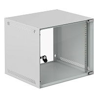 SYSMATRIX WL 5409.710 Коммутационный шкаф, 9U, 500x450, дверь стеклянная, цвет серый RAL7035