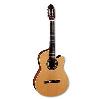 Samick CN2CE/N Классическая гитара с подключением, цвет натуральный