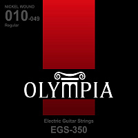 Olympia EGS350 струны для электрогитары, Nickel Wound, калибр: 10-14-21w-28-38-49