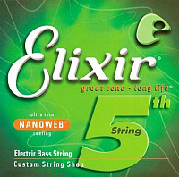 Elixir 15433 NanoWeb  струна для бас-гитары 130XL TW