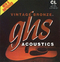 GHS VN-12CL VINTAGE BRONZE набор струн для 12-струнной акустической гитары, 10/10-46/24