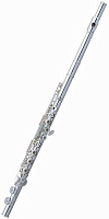 Pearl Flute Quantz PF-F525RBE флейта, не в линию, резонаторы открытые, E-механика, B-foot, серебряные губки
