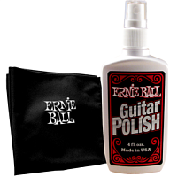 Ernie Ball 4222 полироль для гитары, флакон-спрей с салфеткой