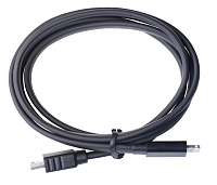 Apogee Lightning кабель для подключения iOS совместимых интерфейсов Duet, One, Quartet к iPhone, iPad, iPod touch. Длина 1 м, черный