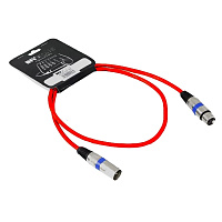 Invotone ACM1101 R  Микрофонный кабель, XLR F  XLR M, длина 1 метр, цвет красный