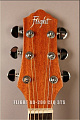 FLIGHT AD-200 CEQ 3TS  электроакустическая гитара с вырезом, цвет санберст, скос под правую руку