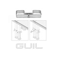 GUIL TMU-04 соединительная скоба для ножек станков TM440 и TM440XL, нержавеющая сталь