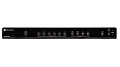 Atlona AT-UHD-CLSO-601  4K/UHD 6х1 на HDMI/HDBaseT мультиформатный коммутатор, позволяющий подключать 4 HDMI  и 2  VGA  источника, и передавать сигнал на локальный дисплей по HDMI и в удаленную зону по витой паре (HDBaseT)