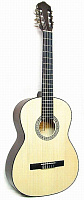 STRUNAL 4671  классическая гитара - верх-ель, корпус-клен (ф), гриф-бук, фурнитура никель, матовая, Чехия