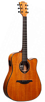 LAG T77DCE Электроакустическая гитара, Дредноут, цвет натуральный