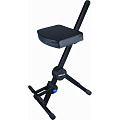 QUIK LOK DX739 стул с регулируемой высотой (от 56,5 до 85,5 см) c подставкой для ног, ширина 41,5 см