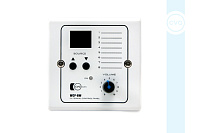 CVGaudio WCP-BW Настенный зональный удаленный контроллер управления CVGaudio PMM-380 CAT5e/6, громкость, выбор входа, удаление 100/150m, белый пластик