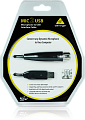 Behringer MIC2USB звуковой USB-интерфейс в виде кабеля 5 м для профессиональных динамических микрофонов, 44,1/48 кГц