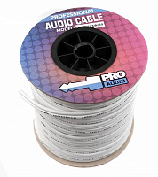 PROAUDIO LPC-205W/50 кабель акустический, симметричный, внешний диаметр (5 мм)х2, цвет белый